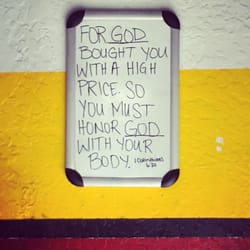 Five-O-Fitness - Right before walking into the boot camp room. Words of encouragement!!
