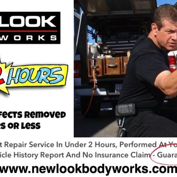 Newlook Body Works - The body shop will need to keep your car for several days. Our repair can be done at your home or place of work in just a few hours! - Body Shops Near Me Newlook Body Works - The body shop will need to keep your car for several days. Our repair can be done at your home or place of work in just a few hours! - Body Shops Near Me