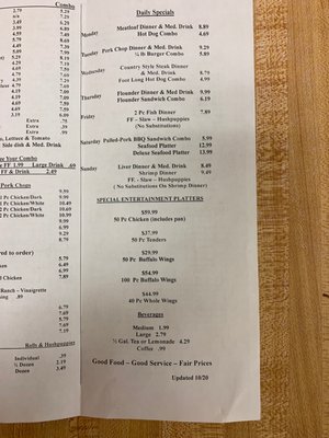 Menu photo 2 Golden Skillet Henderson, NC Menu photo 2 Golden Skillet Henderson, NC