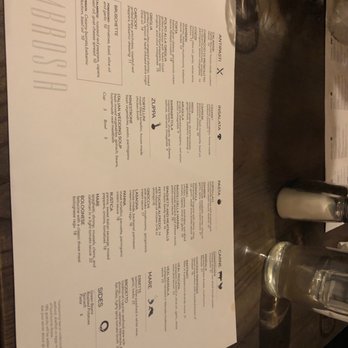 Ambrosia - Menu - Italian Near Me - Indianapolis, Indiana