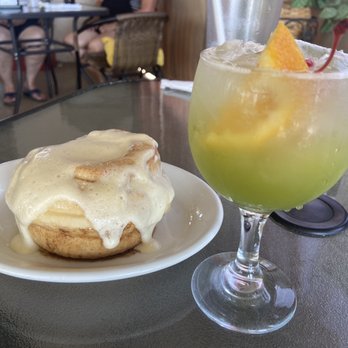 Bread Winners Cafe & Catering - Cinnamon Roll and Green Apple Sangria - Breakfast & Brunch Near Me - Arvada, Colorado