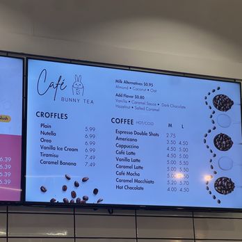 Bunny Tea - Haven't tried the croffles but they look delicious! - Coffee & Tea Near Me - Brambleton, Virginia
