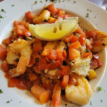 Twisted Fish Steakhouse - Chicken and Prawn Picata - Steakhouses Near Me - Seaside, Oregon Twisted Fish Steakhouse - Chicken and Prawn Picata - Steakhouses Near Me - Seaside, Oregon