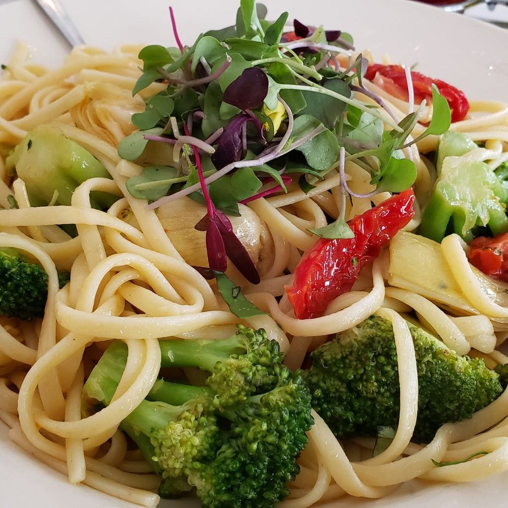 Howard's Seafood Restaurant - Vegan linguine (from the vegetarian menu) ($20). This was utterly bland and over-priced. - Seafood Near Me - Beach Haven Gardens, New Jersey Howard's Seafood Restaurant - Vegan linguine (from the vegetarian menu) ($20). This was utterly bland and over-priced. - Seafood Near Me - Beach Haven Gardens, New Jersey
