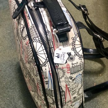 Odds & Ends - A Kuakini Thrift Shop - Brand new Harrod's backpack - what a find! - Thrift Stores Near Me - Honolulu, Hawaii