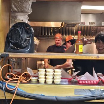 Biscuits and Burgers - Steve (owner)hard at work in the kitchen - Burgers Near Me - Gainesville, Florida