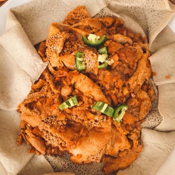 Elilta Restaurant - Delicious Injera firfir - Eritrean Near Me - Silver Spring, Maryland