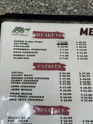 Menu photo 2 One876 Caribbean Restaurant Chatsworth, CA Menu photo 2 One876 Caribbean Restaurant Chatsworth, CA