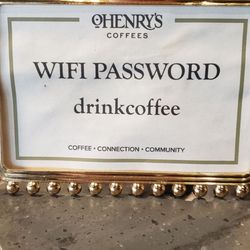 O'Henry's Coffees - Wifi Password