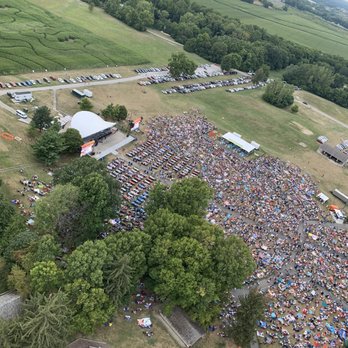 Conner Prairie - A picture of Symphony on the Prairie from the hot air balloon. - Museums Near Me - Fishers, Indiana
