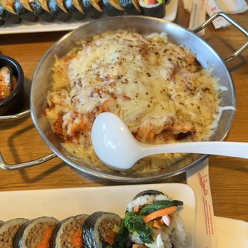 Kimbap Paradise - rice cakes with cheese - Korean Near Me - Los Angeles, California Kimbap Paradise - rice cakes with cheese - Korean Near Me - Los Angeles, California
