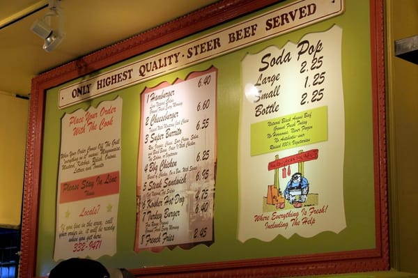 Menu photo 8 Hamburgers Sausalito, CA