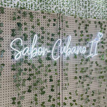 Sabor Cubano - Cute sign inside - Cuban Near Me - Holland, Michigan Sabor Cubano - Cute sign inside - Cuban Near Me - Holland, Michigan