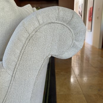 Victor's Upholstering - Stains and arms on all sofas are uneven and didn't match. - Furniture Reupholstery Near Me - Tucson, Arizona