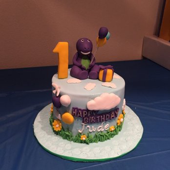 The Blooming Bakery - The perfect Barney cake for my son's first birthday! - Bakeries Near Me