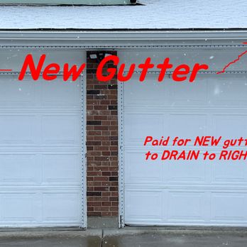 LeafFilter - There was nothing wrong with the old gutter, except the left 18-24" didn't drain. The sole purpose of replacing it was to drain to the right - Gutter Services Near Me - Denver, Colorado LeafFilter - There was nothing wrong with the old gutter, except the left 18-24" didn't drain. The sole purpose of replacing it was to drain to the right - Gutter Services Near Me - Denver, Colorado