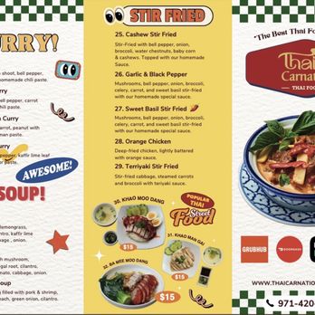 Thai Carnation - Menu - Thai Near Me - Portland, Oregon Thai Carnation - Menu - Thai Near Me - Portland, Oregon