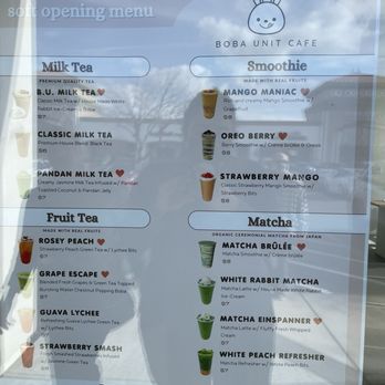 Boba Unit Cafe - Bubble Tea Near Me - Roseville, California Boba Unit Cafe - Bubble Tea Near Me - Roseville, California
