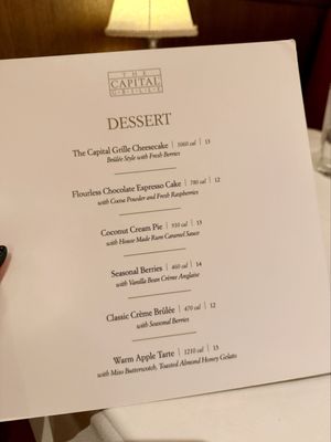 Menu photo 2 The Capital Grille Lyndhurst, OH