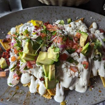 Tostadas - Green chilaquiles - Breakfast & Brunch Near Me - Campbell, California Tostadas - Green chilaquiles - Breakfast & Brunch Near Me - Campbell, California