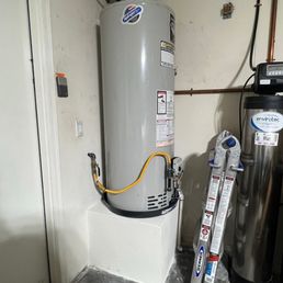 Replaced hot water heater Replaced hot water heater