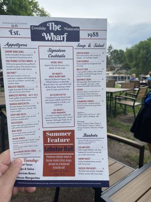 Menu photo 1 The Wharf Crosslake, MN Menu photo 1 The Wharf Crosslake, MN