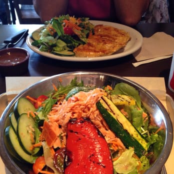 American Grub - The salmon salad and AG protein plate - so bomb. - Burgers Near Me - Tustin, California