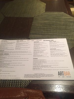 Menu photo 3 ArtBar Duluth, GA