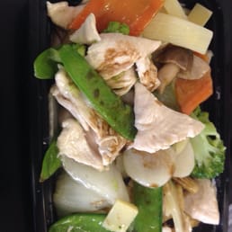 Small chicken with mixed vegetables ($7.75 with tax, April 2015) Small chicken with mixed vegetables ($7.75 with tax, April 2015)