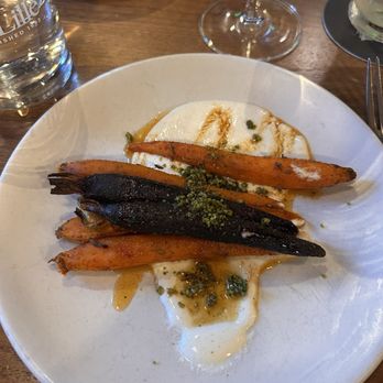 DeLille En Ville - Roasted carrots with whipped feta - Desserts Near Me - Seattle, Washington