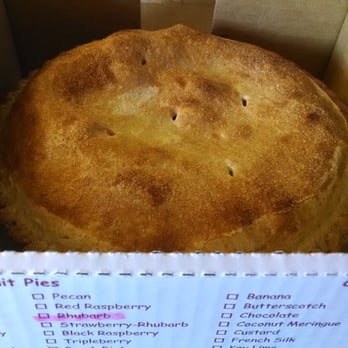 Just Pies - Rhubarb pie. Great flavor! - Bakeries Near Me - Westerville, Ohio Just Pies - Rhubarb pie. Great flavor! - Bakeries Near Me - Westerville, Ohio