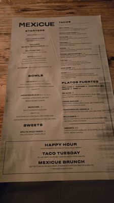 Menu photo 1 MEXiCUE New York, NY Menu photo 1 MEXiCUE New York, NY