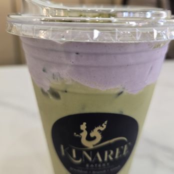 Kinaree Eatery - Matcha latte with taro foam. Very matcha-y. Yum. - Breakfast & Brunch Near Me - Irvine, California Kinaree Eatery - Matcha latte with taro foam. Very matcha-y. Yum. - Breakfast & Brunch Near Me - Irvine, California