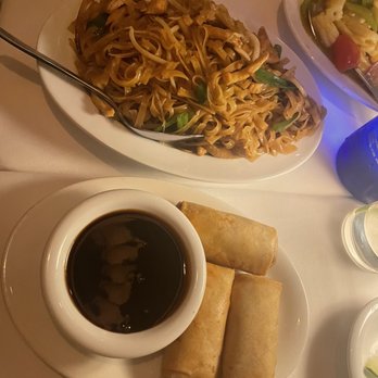 Philippe Chow - Chicken Flat Noodle and Peking Duck Spring Rolls (3) - Chinese Near Me - New York, New York Philippe Chow - Chicken Flat Noodle and Peking Duck Spring Rolls (3) - Chinese Near Me - New York, New York