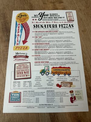 Menu photo 6 Lou Malnati's Pizzeria Chicago, IL Menu photo 6 Lou Malnati's Pizzeria Chicago, IL