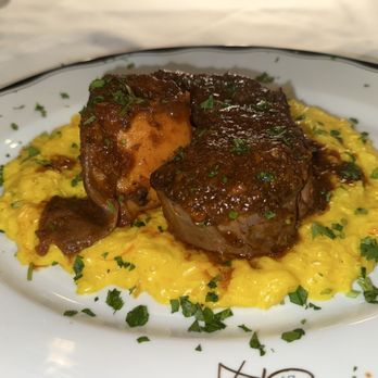 La Stella - OSSOBUCO MILANESE braised veal shank, risotto milanese - Steakhouses Near Me - Dallas, Texas
