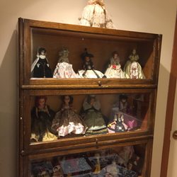 Historic Clark Chateau - Dolls on display from the Maud Wulf International Doll Collection.