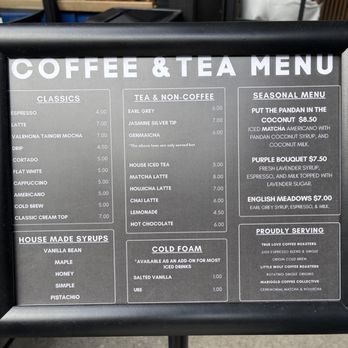 61hundred Bread - Drink menu - Bakeries Near Me - Santa Ana, California