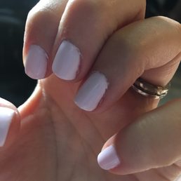 This is not what a $35 gel mani should look like when you walk out. This is not what a $35 gel mani should look like when you walk out.