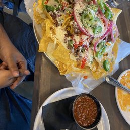 Nachos with impossible meat Nachos with impossible meat