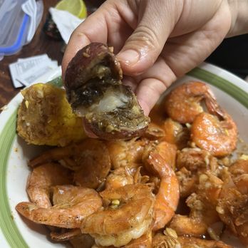 Crab Du Jour - Potato looks moldy/ rotten - Seafood Near Me - Melrose Park, Illinois Crab Du Jour - Potato looks moldy/ rotten - Seafood Near Me - Melrose Park, Illinois