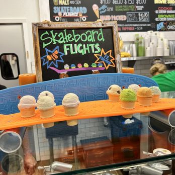 Cool Cow Creamery - Skateboard Flight - Ice Cream & Frozen Yogurt Near Me - Kemah, Texas