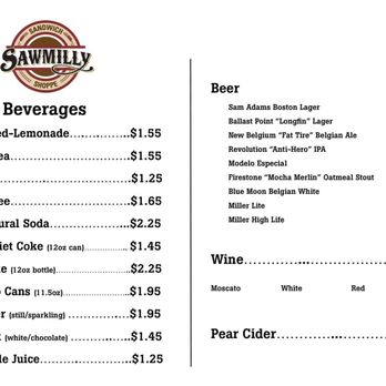 Sawmilly Sandwich Shoppe - Circa 3/2019 - Sandwiches Near Me - Riverside, Illinois