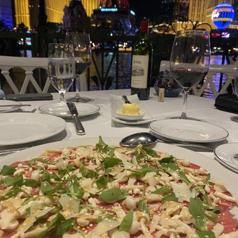 Prime - Steak Tartare & Carpaccio with shrooms & a view - Steakhouses Near Me - Las Vegas, Nevada