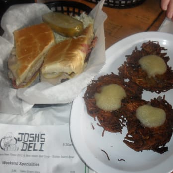 Josh's Delicatessen & Appetizing - potato pancakes - Delis Near Me - Surfside, Florida Josh's Delicatessen & Appetizing - potato pancakes - Delis Near Me - Surfside, Florida