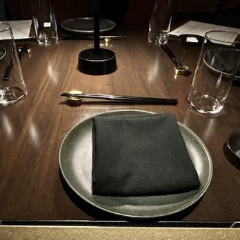 Nami - Place setting. - Japanese Near Me - Orlando, Florida Nami - Place setting. - Japanese Near Me - Orlando, Florida