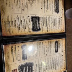 Rusty Tractor Family Restaurant - Inside menu