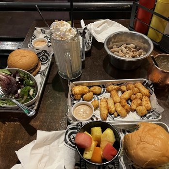 AJ Bombers - The spread! - Burgers Near Me - Milwaukee, Wisconsin AJ Bombers - The spread! - Burgers Near Me - Milwaukee, Wisconsin