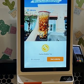 Cactus Bubble Tea - Cactus Tea Electronic ordering station for times when the line is long - smart idea! I love it!! - Bubble Tea Near Me - Las Vegas, Nevada Cactus Bubble Tea - Cactus Tea Electronic ordering station for times when the line is long - smart idea! I love it!! - Bubble Tea Near Me - Las Vegas, Nevada