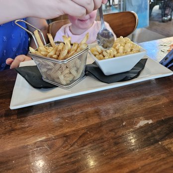 Muck & Fuss - Kids mac and cheese with fries ( not cajun!) - Burgers Near Me - New Braunfels, Texas Muck & Fuss - Kids mac and cheese with fries ( not cajun!) - Burgers Near Me - New Braunfels, Texas